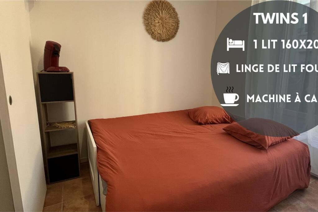 Twinsroom1 Wifi 2pers Acces 24sur7 Etampes